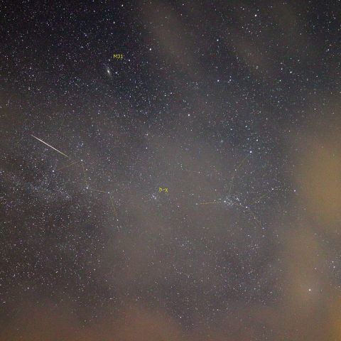 雲間のペルセ群