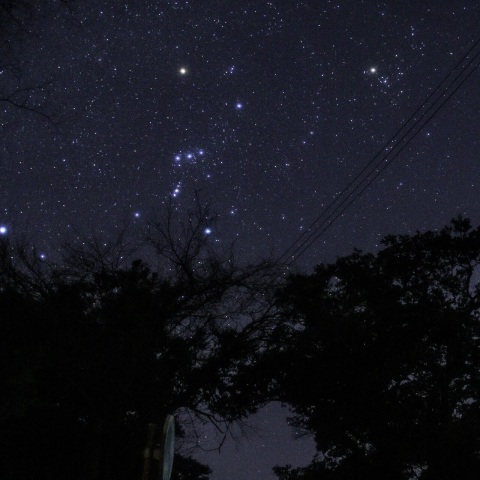 ハートとオリオン