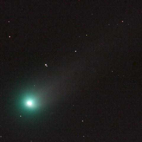 ちょっとアップで狙った ラブジョイ彗星