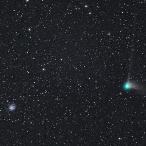 1月16日のカタリナ彗星