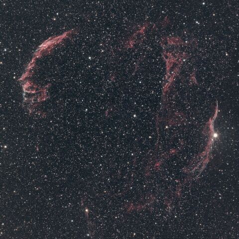 NGC6960・6992-5 網状星雲 はくちょう座