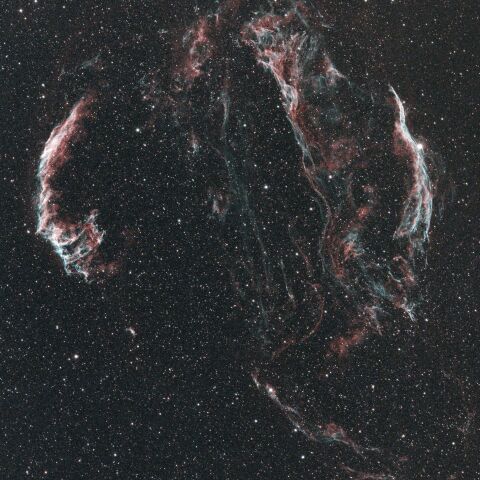 NGC6960・6992-5 網状星雲 はくちょう座