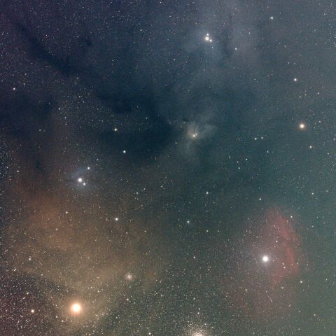 M4 アンタレス付近 カラフルタウン さそり座