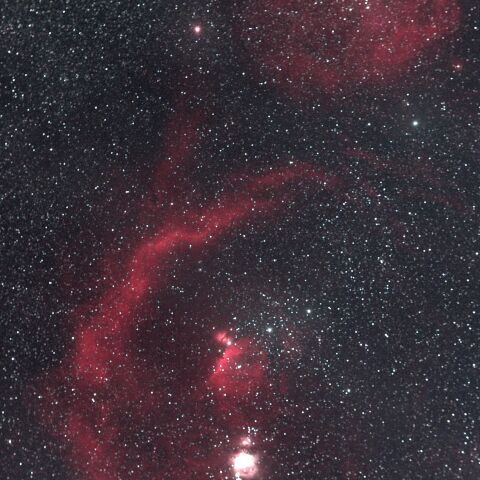 M42・M43・IC434・NGC2024・バーナードループ・Sh2-264 オリオン座