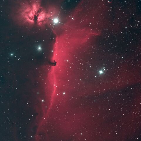 IC434 馬頭星雲 NGC2024 燃える木星雲 オリオン座