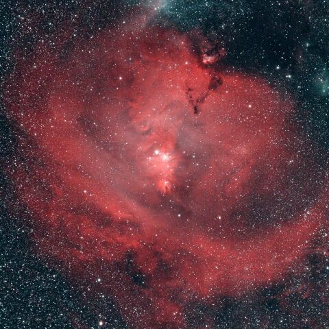 NGC2264 コーン星雲・IC447 かたつむり星雲 いっかくじゅう座