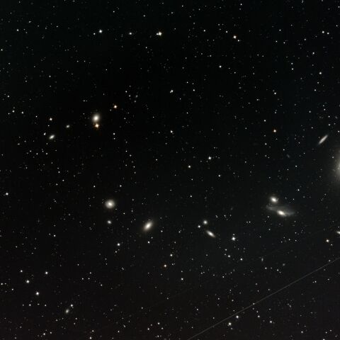 M84 M86 NGC4477 NGC4473 NGC4461 NGC4458 NGC4438 NGC4438 マルカリアンの銀河鎖 M88 おとめ座