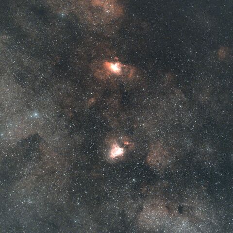 M16 M17 M24 Sh2-53 へび座 いて座