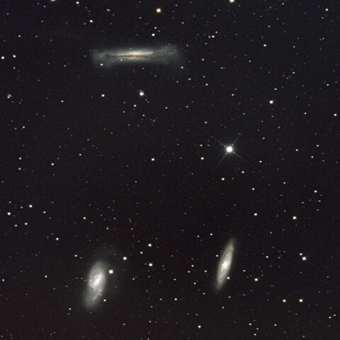 M65 M66 NGC3628 しし座トリプレット しし座
