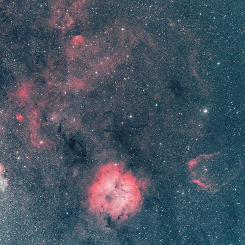 星空ページ The Roaring Lion (SH2-132) - CDK14 - Experienced Deep Sky