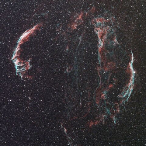 NGC6960 NGC6962 網状星雲 はくちょう座