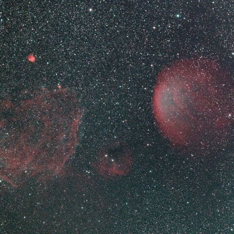 Sh2-216 Sh2-217 Sh2-219 Sh2-221 ペルセウス座 ぎょしゃ座