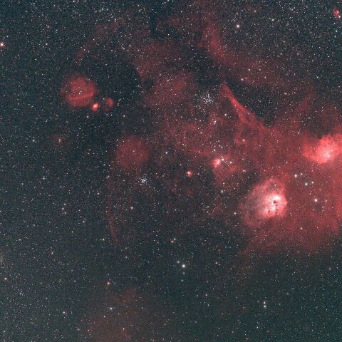 IC405 IC410 IC417 M36 M37 M38 Sh2-230 Sh2-235 ぎょしゃ座