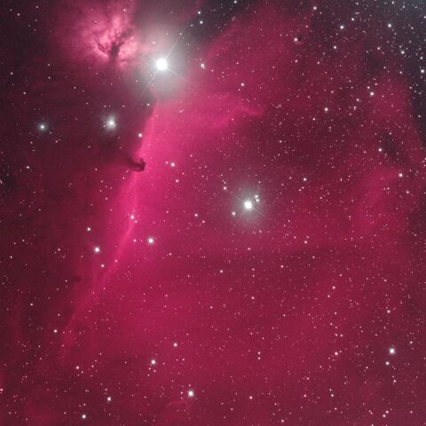 IC434 馬頭星雲 NGC2024 燃える木星雲 オリオン座