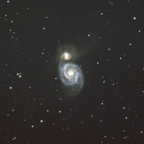 M51 子持ち銀河 りょうけん座