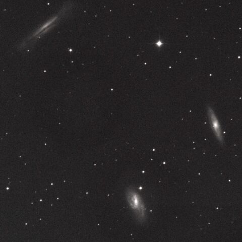 M65 M66 NGC3628 しし座トリオ銀河 しし座
