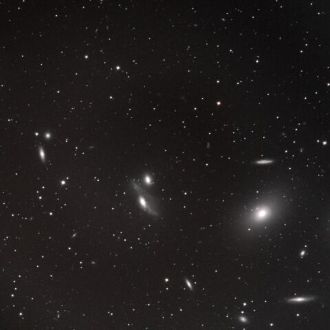 M84 M86 NGC4388 NGC4435 NGC4438 NGC4461 NGC4473 NGC4477 マルカリアンの銀河鎖 おとめ座