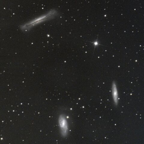 M65 M66 NGC3628 しし座トリオ銀河 しし座