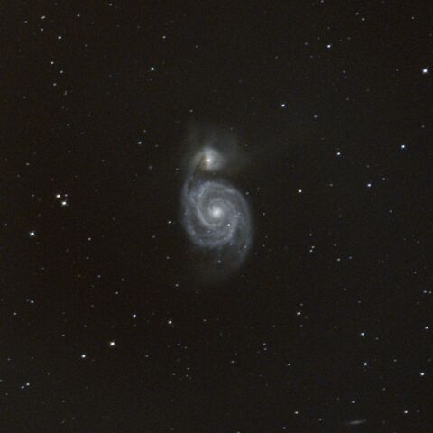 M51 子持ち銀河 りょうけん座