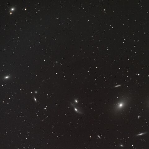M84 M86 NGC4388 NGC4435 NGC4438 NGC4461 NGC4473 NGC4477 マルカリアンの銀河鎖 おとめ座