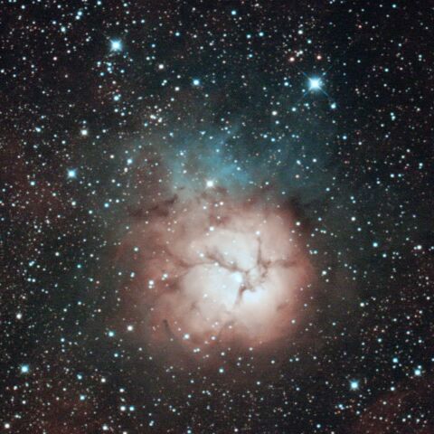 M20 三裂星雲 いて座