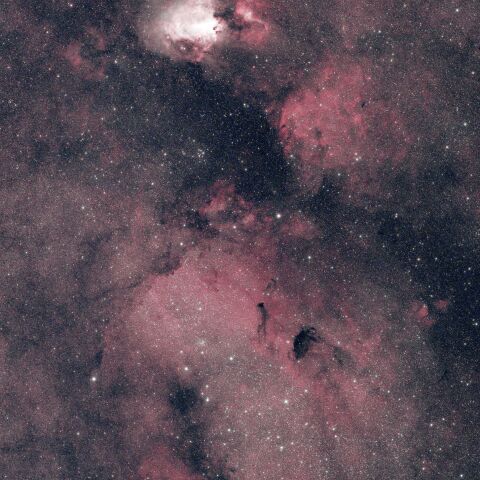 M17 オメガ星雲 M24 バンビの横顔 いて座