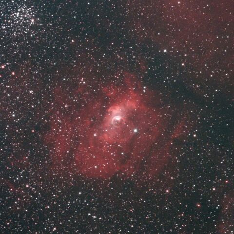 M52 NGC7635 バブル星雲 Sh2-159 カシオペア座