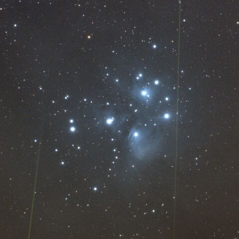 M45とペルセウス座流星群 8/13