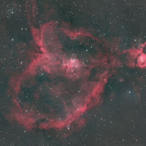 IC1805 ハート星雲 カシオペア座