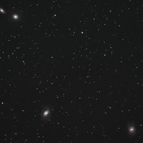 M95・M96・M105 しし座の銀河