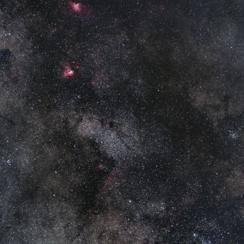 バンビと散光星雲