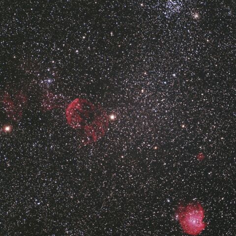 M35・IC443・NGC2174 ふたご座の賑わい