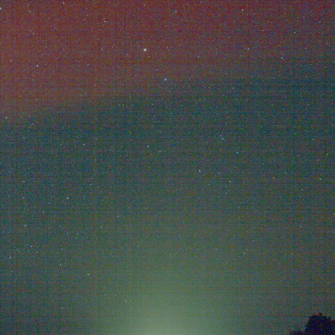 H-IIA F23とオーロラ