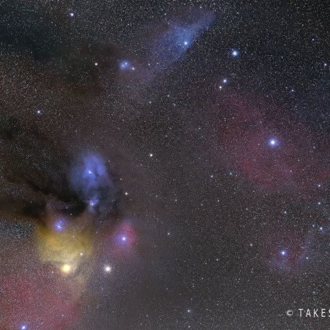 土星とアンタレス付近