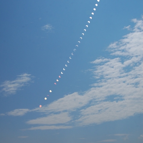 金環日食の経過