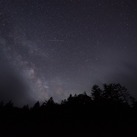 尾瀬沼・三平下の天の川