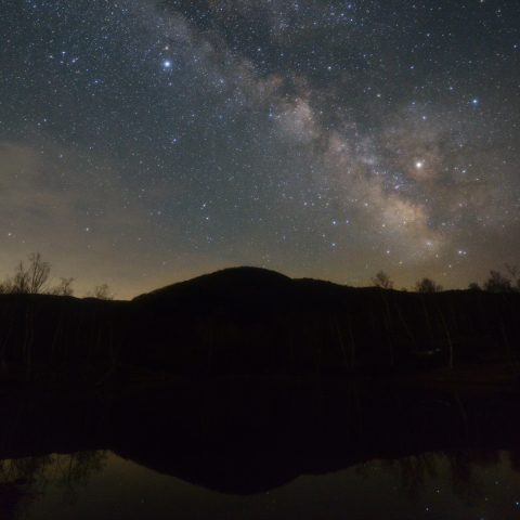 乗鞍高原の天の川