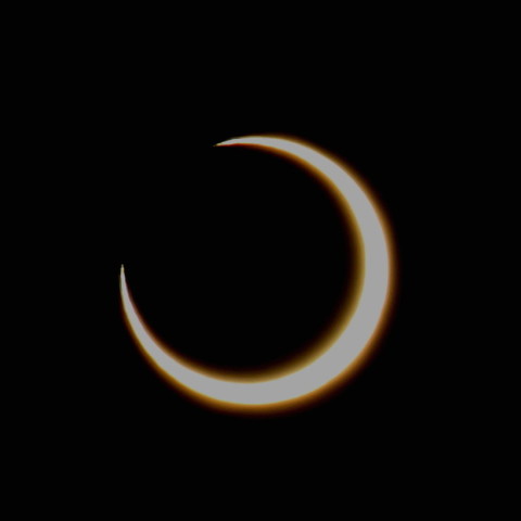 台湾の部分日食