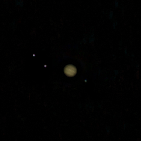 タブレット撮影した木星