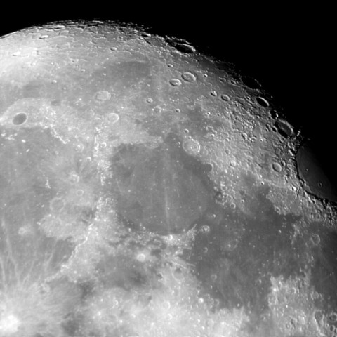 月面　晴れの海、静かな海