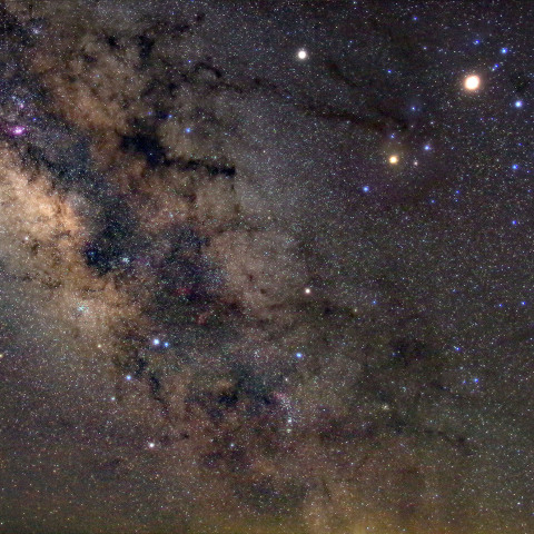 さそり座と天の川