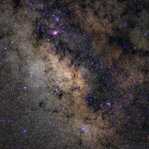 いて座の銀河中心部