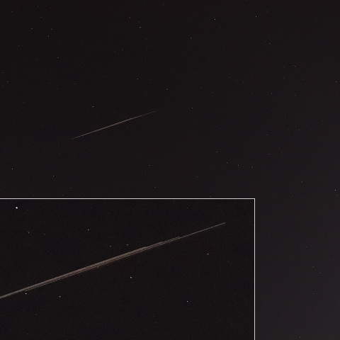 ヘルクレス座を横切る新スターリンク衛星