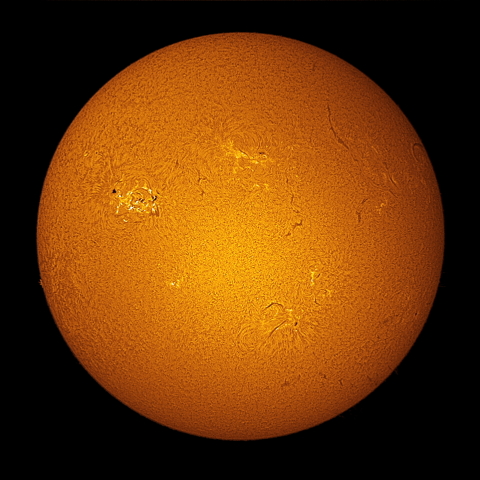 2013/01/12の太陽表面