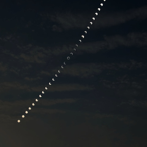 金環日食全経過