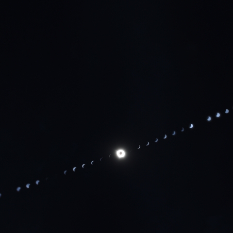 トレオン(メキシコ)皆既日食