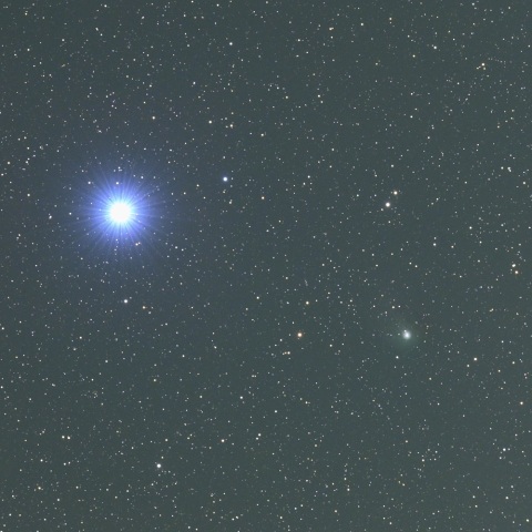 ヴェガとポンズ・ブルックス彗星