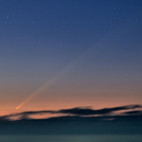１０月１日未明の紫金山-アトラス彗星（Ｃ/２０２３ Ａ３）