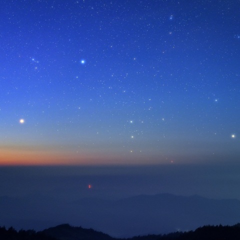 真夏のオリオン座（７月２６日未明）