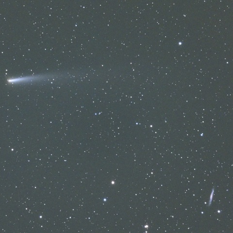 アトラス彗星（Ｃ/２０２５ Ｋ１）とＮＧＣ３０７９